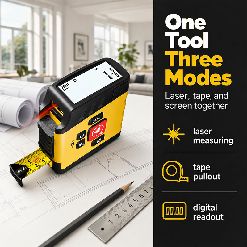 Smart Laser Distance Measure Tape