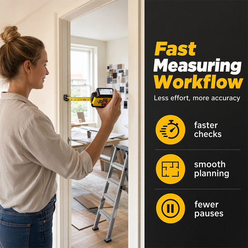 Smart Laser Distance Measure Tape