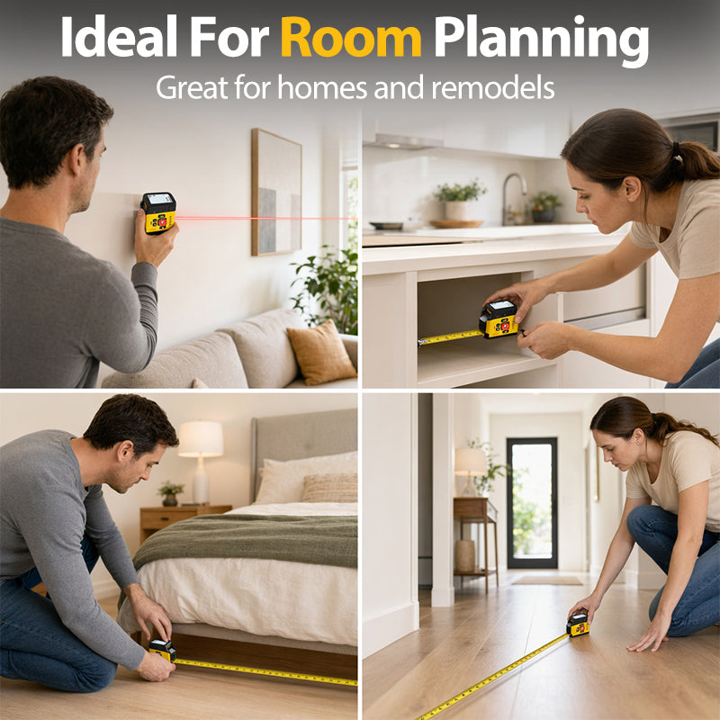 Smart Laser Distance Measure Tape