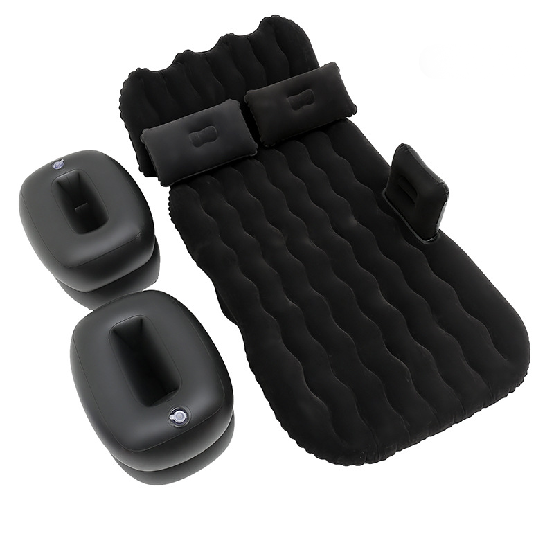 📢📢50% OFF !! ⏰Inflatable Car Air Mattress Travel Bed