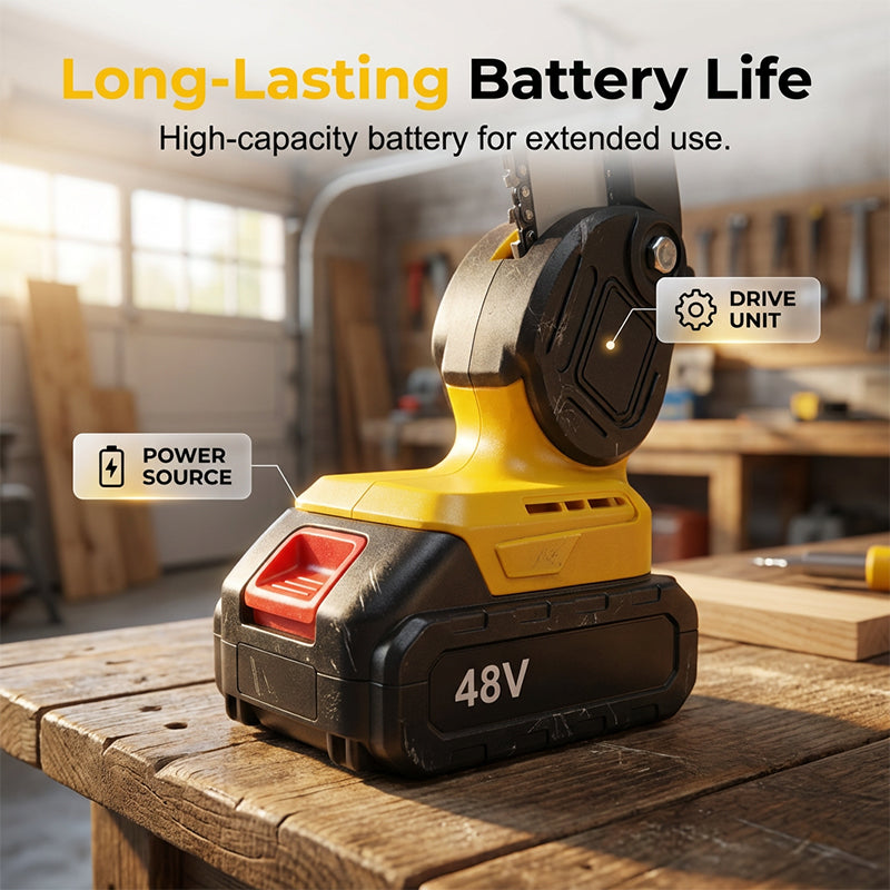 🔥50% OFF NOW🪚Ergonomic Mini Electric Saw with Safety Lock, Cordless Portable Cutting Tool for Wood DIY Craft