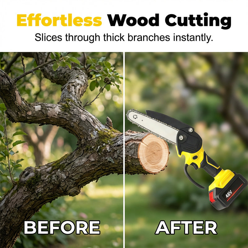 🔥50% OFF NOW🪚Ergonomic Mini Electric Saw with Safety Lock, Cordless Portable Cutting Tool for Wood DIY Craft