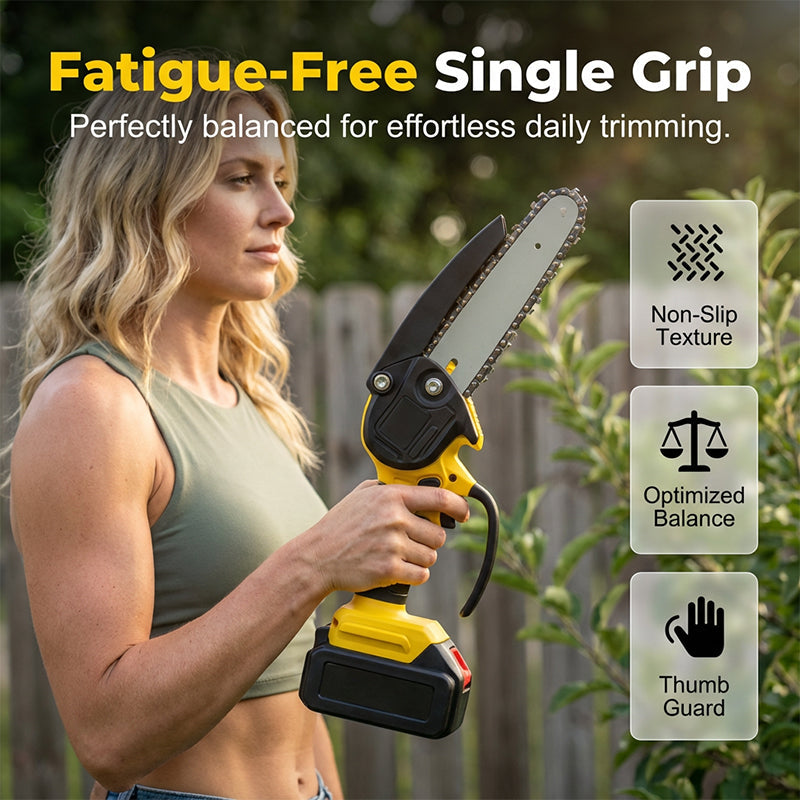 🔥50% OFF NOW🪚Ergonomic Mini Electric Saw with Safety Lock, Cordless Portable Cutting Tool for Wood DIY Craft