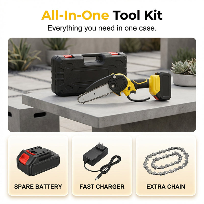 🔥50% OFF NOW🪚Ergonomic Mini Electric Saw with Safety Lock, Cordless Portable Cutting Tool for Wood DIY Craft
