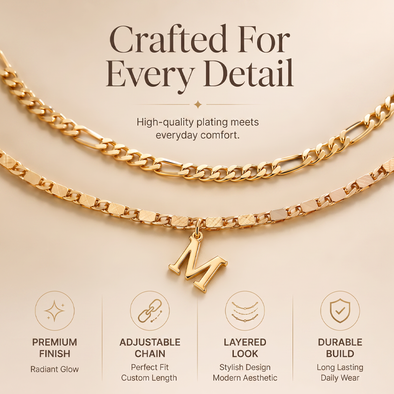 🔥50% OFF NOW✨Dainty Layered Gold Initial Anklets Custom Letter Ankle Bracelets Women Summer Jewelry