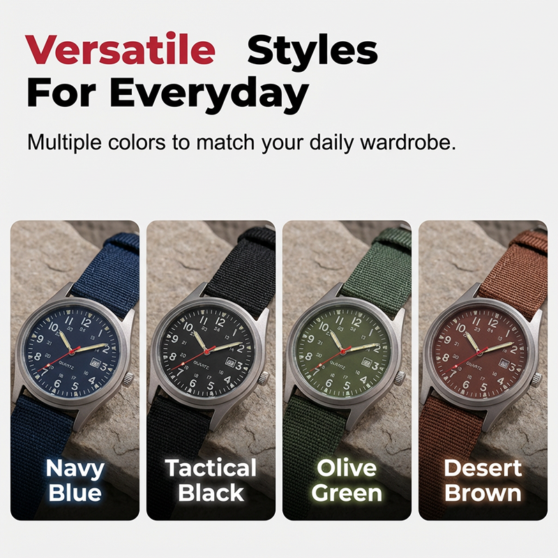 ⌚ 50% OFF NOW! ✨ Classic Daily Wear Luminous Quartz Watch – Luminous dial, precise quartz movement & sleek design – Perfect for everyday style & office wear 💼