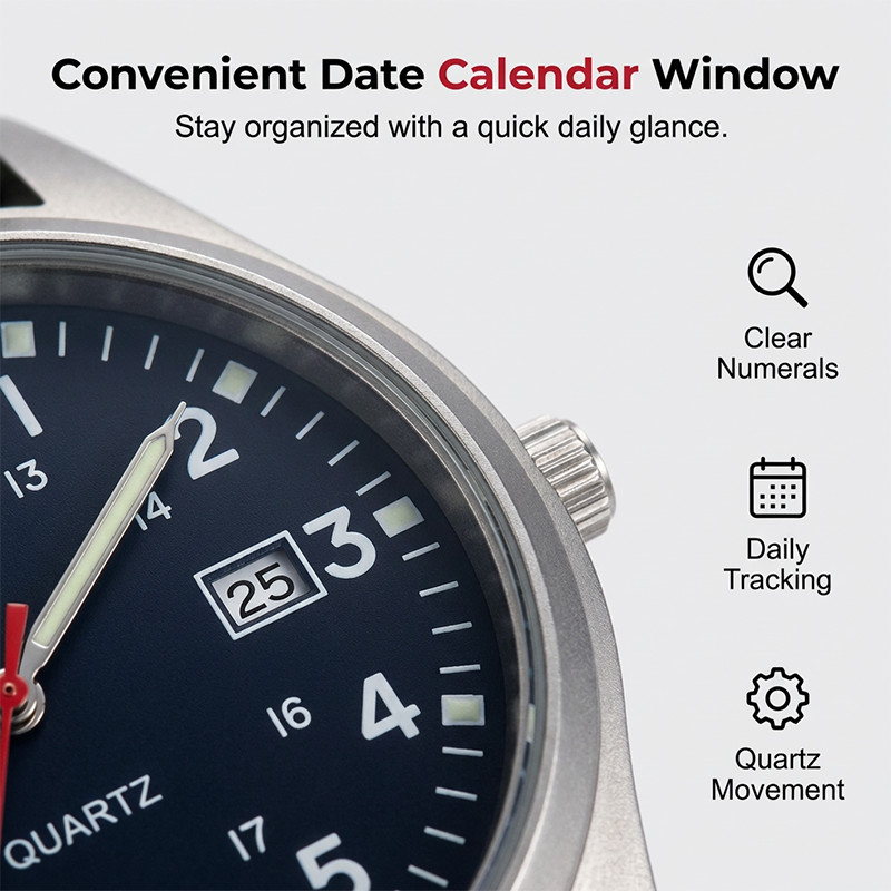 ⌚ 50% OFF NOW! ✨ Classic Daily Wear Luminous Quartz Watch – Luminous dial, precise quartz movement & sleek design – Perfect for everyday style & office wear 💼