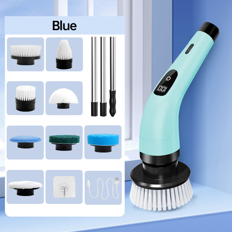 🎉 2026 Sale — Over 28,500 Sold!🧽8‑in‑1 Electric Cleaning Brush Set 🏠