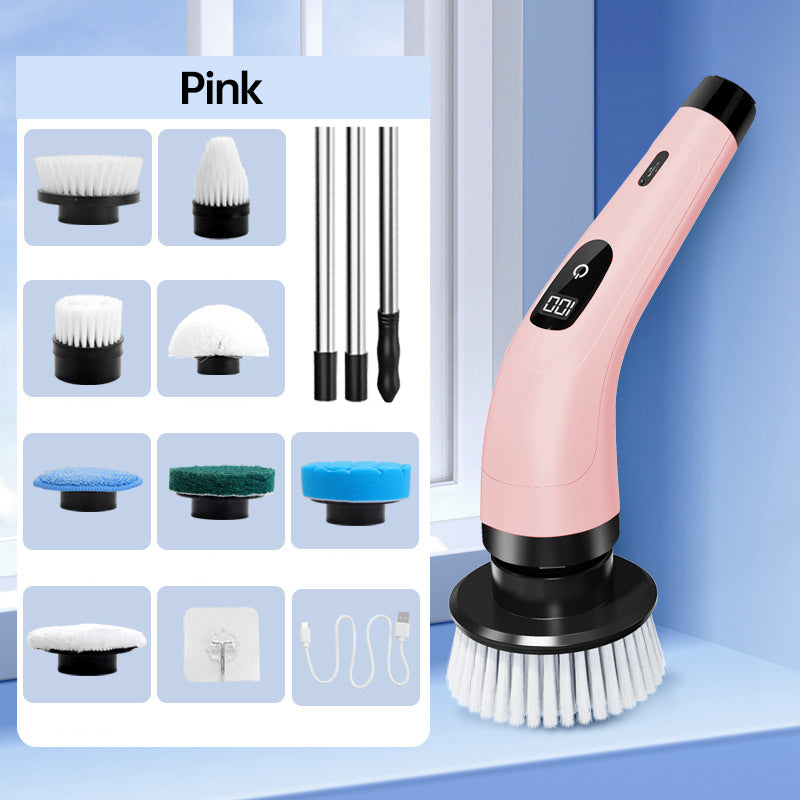 🎉 2026 Sale — Over 28,500 Sold!🧽8‑in‑1 Electric Cleaning Brush Set 🏠