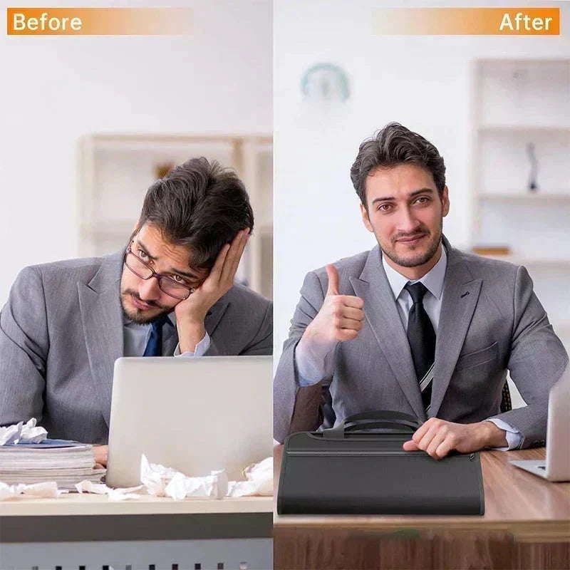 ⏳Time-Limited Special⏰💞 Fireproof Accordion File Folder – Ultimate Document Security 🌸