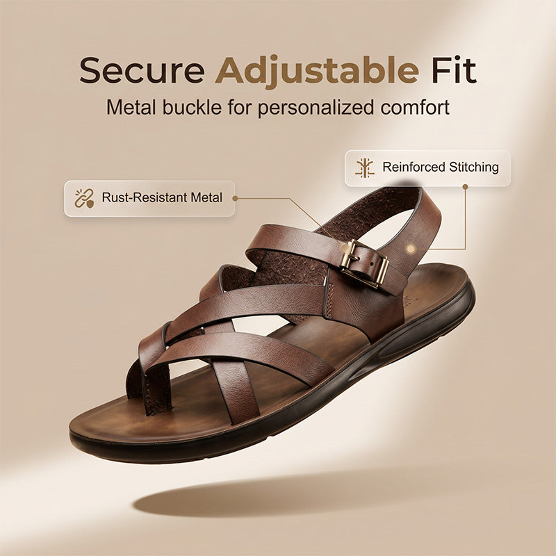 Men Roman Sandals Summer Casual Soft Sole Beach Shoes