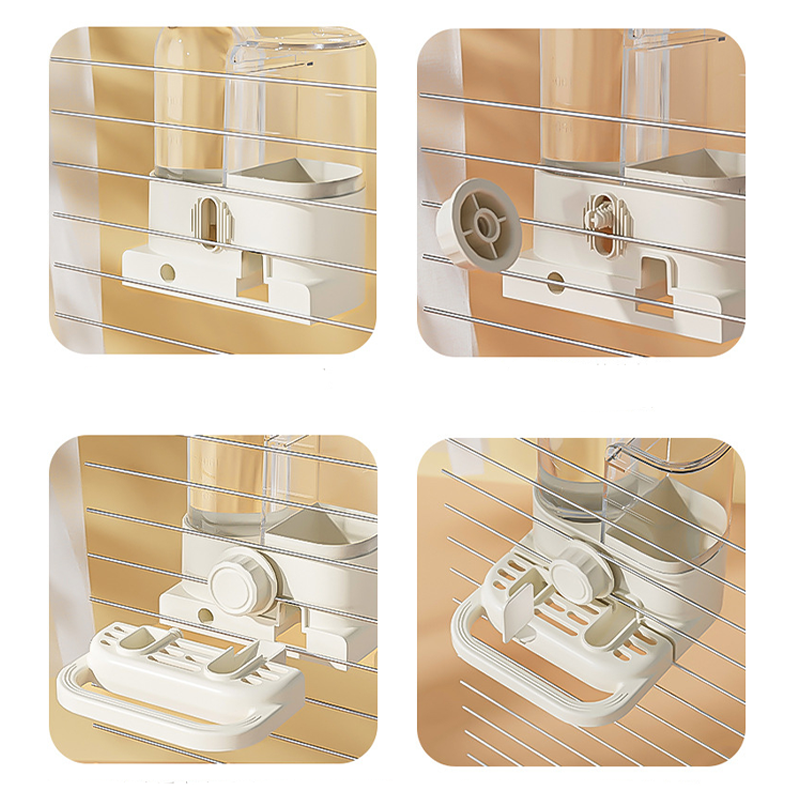 🐤 50% OFF! ✨ 2-in-1 Bird Feeder & Waterer Set – Gravity-Fed Automatic Dispenser, Adjustable Twist-Knob Mount & Transparent Storage Tanks – Space-Saving Nutrition for Your Feathered Friends 💧