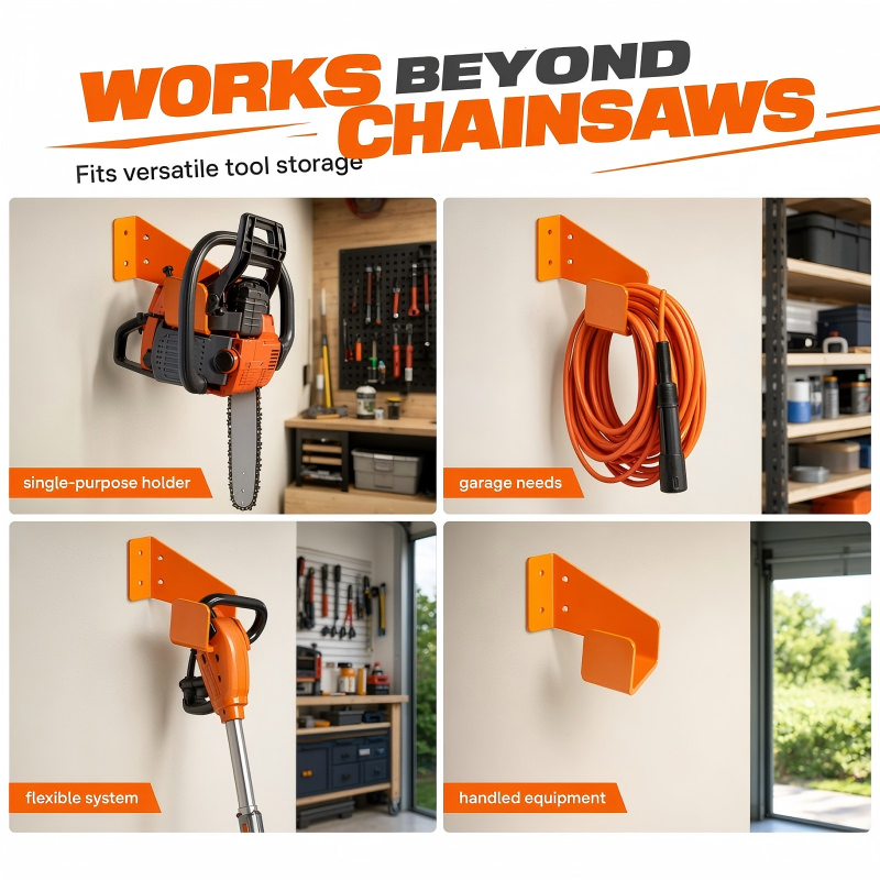 📢⏰Heavy-Duty Wall Mount Chainsaw Hanger