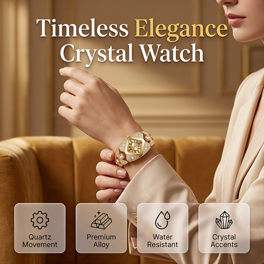 🎉 LIMITED TIME 50% OFF! ⌚ Rhombus Dial Watch – Geometric Sparkle Elegance ✨