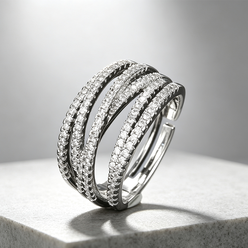✨Buy 2 Get 1 Freee💫Adjustable Multi-Band Crossover Ring – Fashion Jewelry