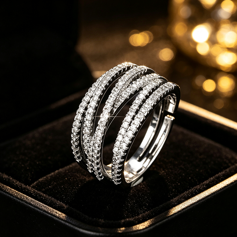 ✨Buy 2 Get 1 Freee💫Adjustable Multi-Band Crossover Ring – Fashion Jewelry