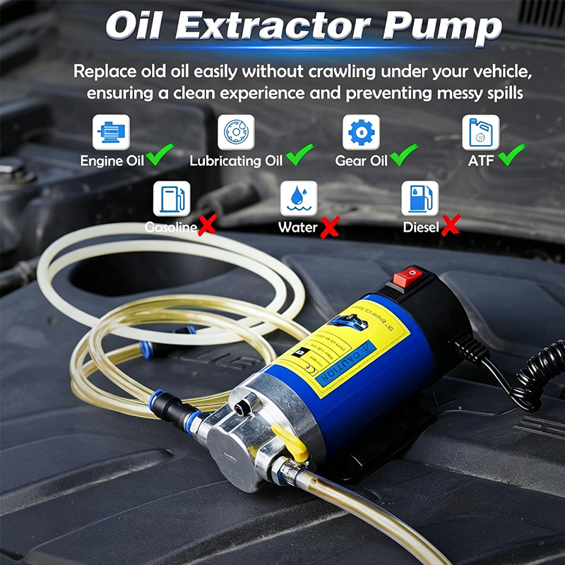 📢📢50% OFF !! ⏰2026 Sale — Over 12,200 Sold!🔧Portable Engine Oil Transfer Pump – Handy Maintenance Tool ✨