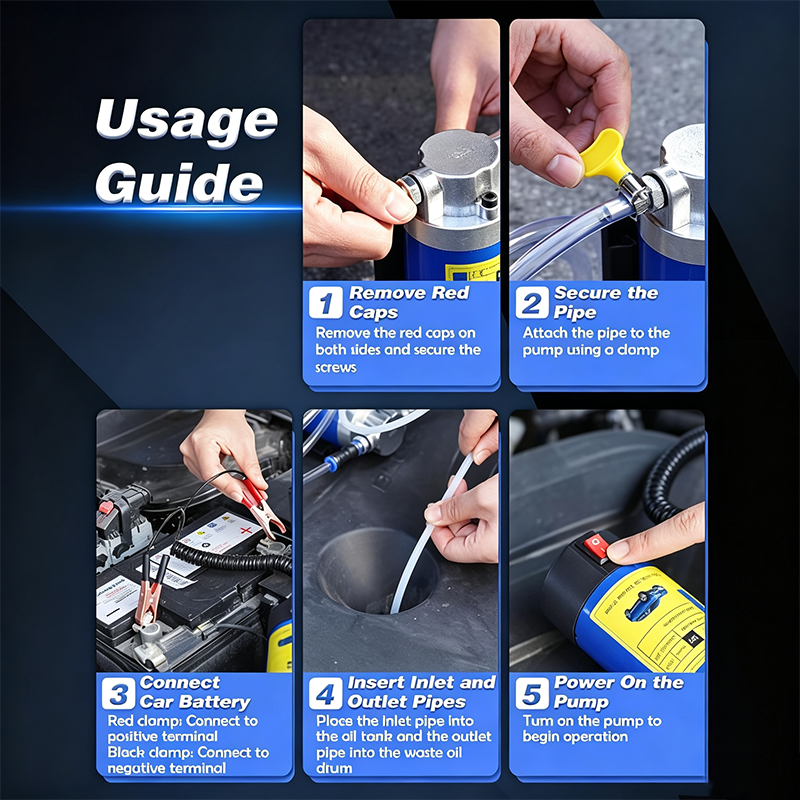 📢📢50% OFF !! ⏰2026 Sale — Over 12,200 Sold!🔧Portable Engine Oil Transfer Pump – Handy Maintenance Tool ✨