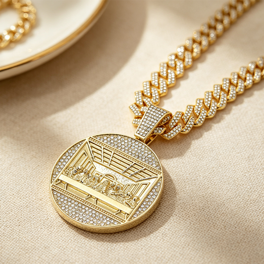 Statement Cuban Pendant Chain Necklace