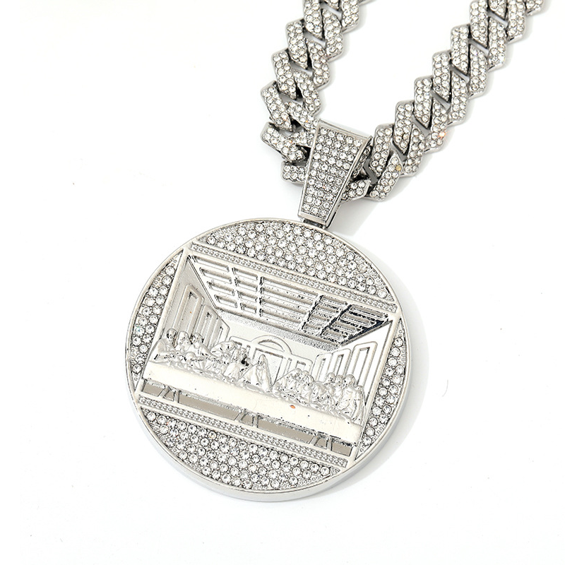 Statement Cuban Pendant Chain Necklace