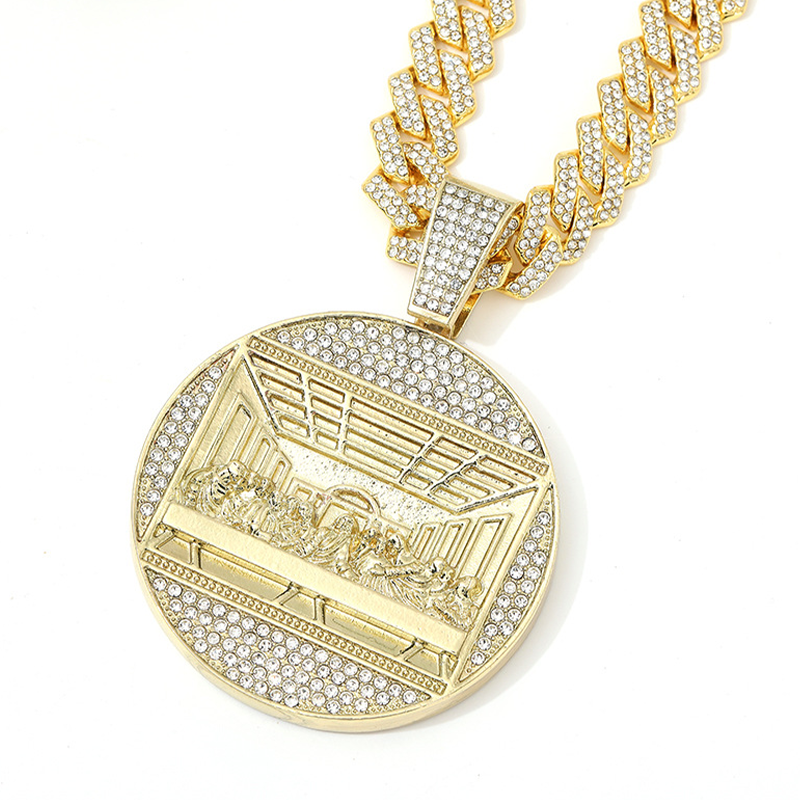 Statement Cuban Pendant Chain Necklace