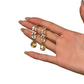Elegant Yellow Sparkling Rhinestone Jewelry