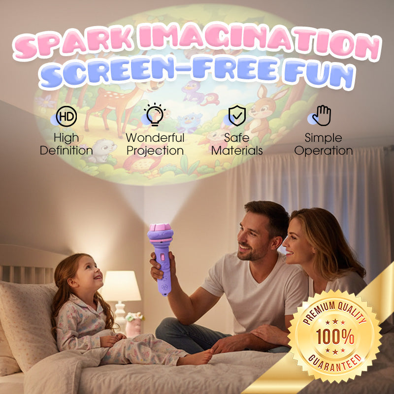 Early Education Projector Torch for Kids 🔦 Click, Project & Learn – A Pocket-Sized Nighttime Adventure ✨