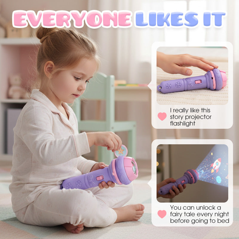 Early Education Projector Torch for Kids 🔦 Click, Project & Learn – A Pocket-Sized Nighttime Adventure ✨