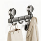 Suction Cup Over Door Hook Rack