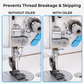 Magnetic Thread Oiler & Tension Guide Hook for Sewing Machines