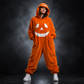 Unisex Halloween Pumpkin Hooded Jumpsuit