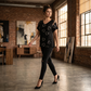 🎉 LIMITED TIME 50% OFF! 👚 Women's Summer V-Neck Printed Top – Strappy Cutout Shoulders & Lace-Up Side Slits ❤️