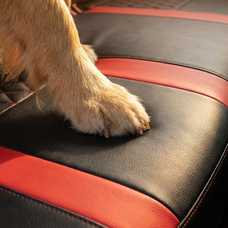 9-Piece Universal Fit Leather Car Seat Cover Set