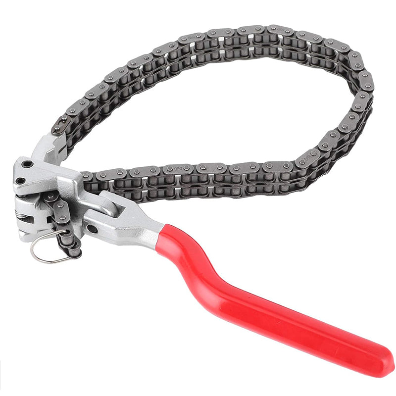 ⛓️ Heavy-Duty Chain Oil Filter Wrench – Wide 60-195mm Coverage, Reinforced Chain, Comfortable Grip – For Cars, Trucks & SUVs 💪