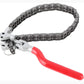 ⛓️ Heavy-Duty Chain Oil Filter Wrench – Wide 60-195mm Coverage, Reinforced Chain, Comfortable Grip – For Cars, Trucks & SUVs 💪