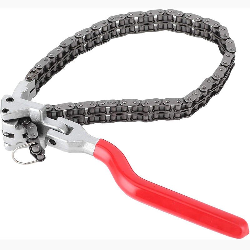 ⛓️ Heavy-Duty Chain Oil Filter Wrench – Wide 60-195mm Coverage, Reinforced Chain, Comfortable Grip – For Cars, Trucks & SUVs 💪