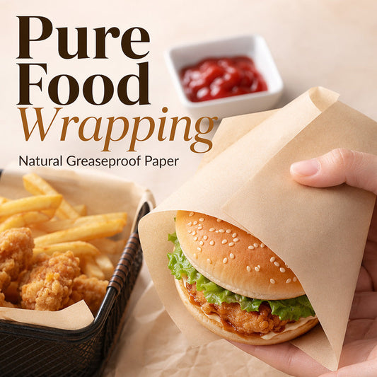 Food-Grade Greaseproof Paper Sheets for Baking and Fried Food