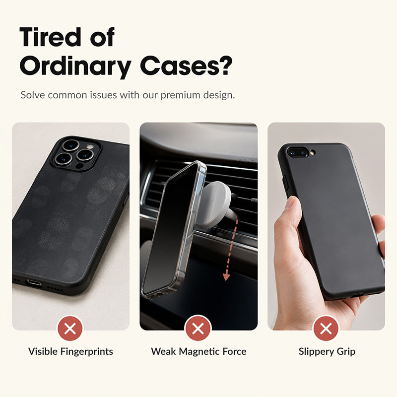 Magnetic Gradient Phone Case with Built-in Stand