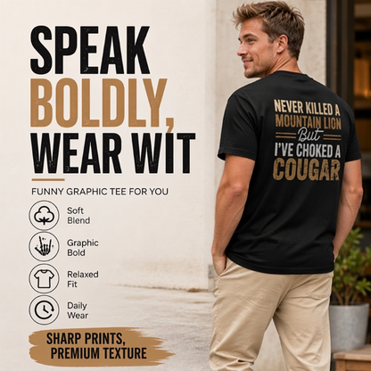 🔥 Pro-Favorite Unisex Casual Sarcastic Humor Graphic T-Shirt – Premium Blend – Breathable 😏