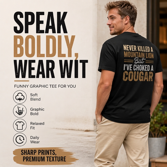 🔥 Pro-Favorite Unisex Casual Sarcastic Humor Graphic T-Shirt – Premium Blend – Breathable 😏
