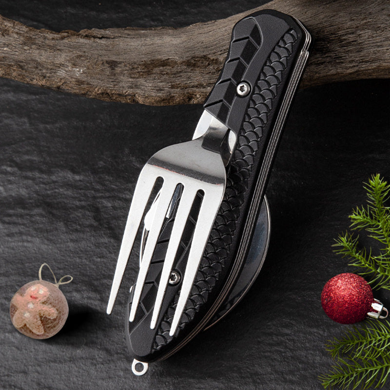 🎉50% Off！🍴4-In-1 Outdoor Folding Multifunctional Tableware