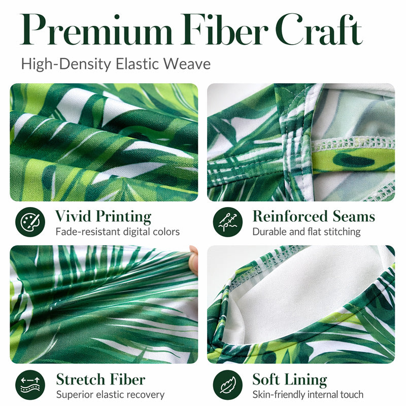 🎉 2026 Sale — Over 22,000 Sold! 💞 Women Tropical Print 3-Piece Swimwear Set