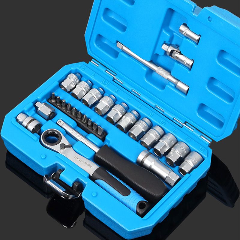 📢📢50% OFF !! ⏰2026 Sale — Over 16,600 Sold!🔧29‑Pcs Ratchet Socket Wrench Kit 🛠️