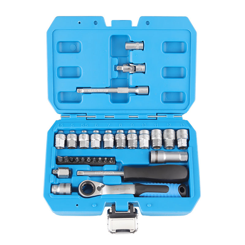 📢📢50% OFF !! ⏰2026 Sale — Over 16,600 Sold!🔧29‑Pcs Ratchet Socket Wrench Kit 🛠️