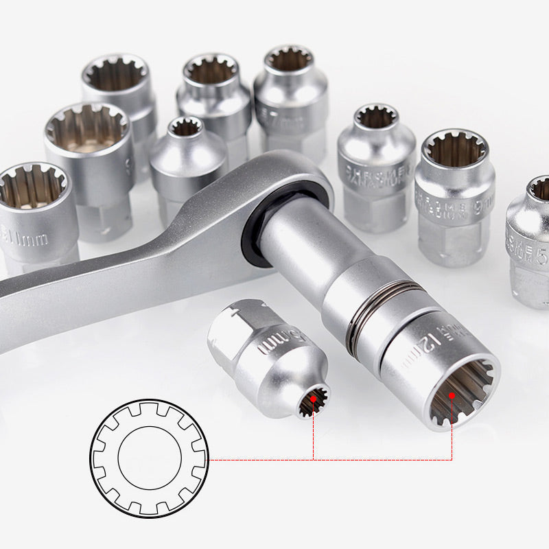 📢📢50% OFF !! ⏰2026 Sale — Over 16,600 Sold!🔧29‑Pcs Ratchet Socket Wrench Kit 🛠️