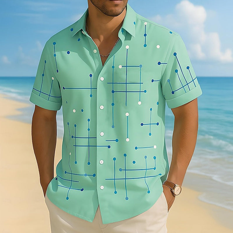 ⏳Limited-time 50% off⏰Men's Relaxed Fit Button Down Shirt👔