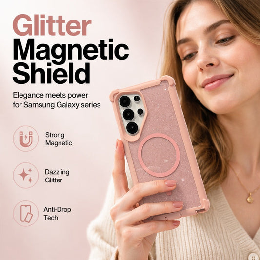 Sparkly Glitter Magnetic Slim Phone Case