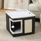 🐱 50% OFF NOW! 🏠 Foldable 2-in-1 Cat Cube House – Dual-Level Design, Built-in Scratching Pad & All-Season Comfort – Space-Saving & Portable 🐾