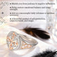 Elegant 2-Tone Celtic Knot Zircon Ring
