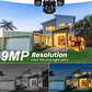 ⏳🔥LIMITED-TIME 50% OFF! ⏰Solar Wireless Security Camera – Triple Lens,9MP Color Night Vision,IP66 Waterproof ☀️🏠
